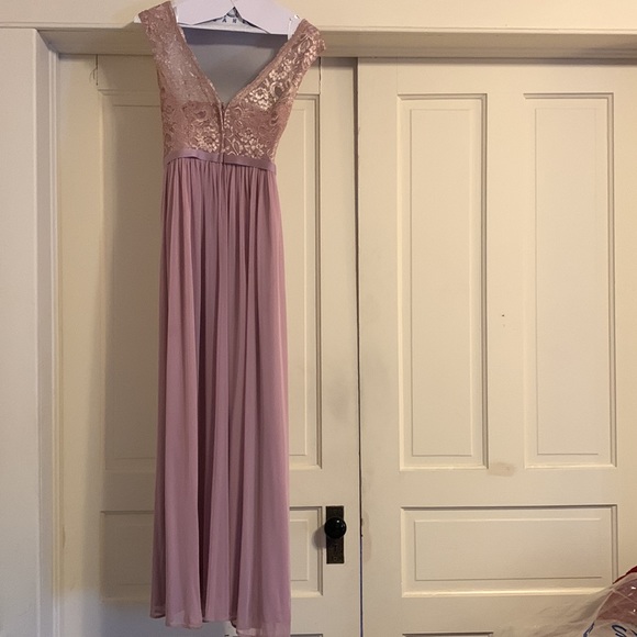 David’s Bridal, size 6, Rosegold Bridesmaid Dress - Picture 2 of 6
